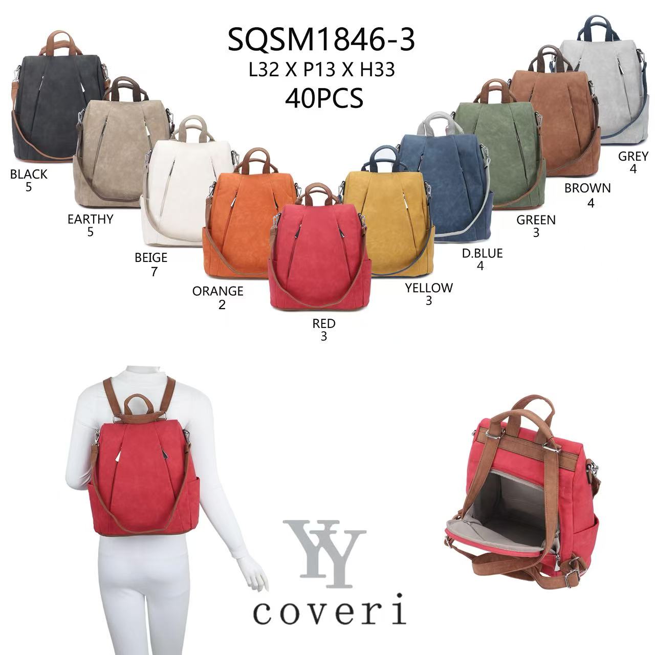 likebag by Longda Moda GmbH - Accessoires; Beachwear; Young Fashion; Leatherwear; Landhausmode - Neuss | Artikel-Nr. 1846 | Rucksack | Angebot: Sofortprogramme, Orderware | Adresse: LD Fashion GmbH - Anton-Kux-Straße 2 - 41460 Neuss - Tel: 021314082852 - likebag@gmx.de