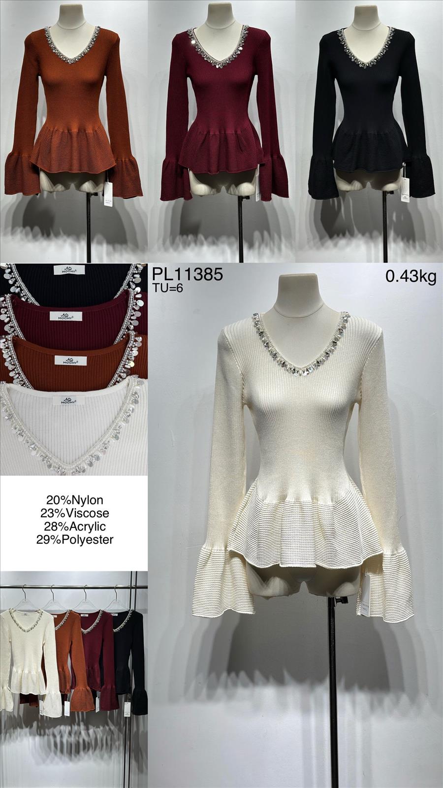 Miss Furs GmbH - MISS FURS Damenmode - Accessoires, Sportswear, Jeans, Tops, Bags | Artikel-Nr. 11385 | Pullunder | Kategorie: Bekleidung / Pullover | Angebot: Damenbekleidung, Damen Accessoires, Young Fashion, Sofortprogramme, Orderware | Adresse: Miss Furs GmbH - Breslauer Str. 8 - 41460 Neuss - Tel: 02131-3165333 - info@missfurs.de