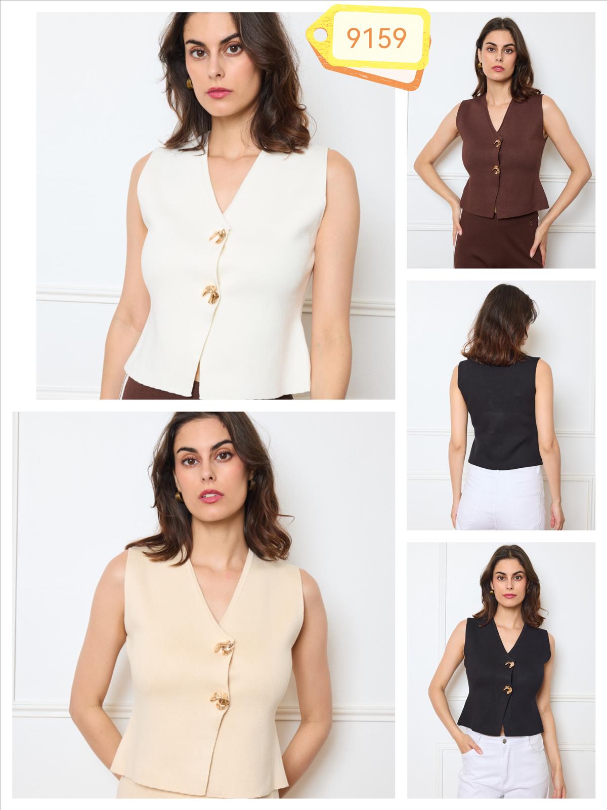 Miss Furs GmbH - MISS FURS Damenmode - Accessoires, Sportswear, Jeans, Tops, Bags | Artikel-Nr. 9159 | Weste | Kategorie: Bekleidung / Weste | Angebot: Damenbekleidung, Damen Accessoires, Young Fashion, Sofortprogramme, Orderware | Adresse: Miss Furs GmbH - Breslauer Str. 8 - 41460 Neuss - Tel: 02131-3165333 - info@missfurs.de