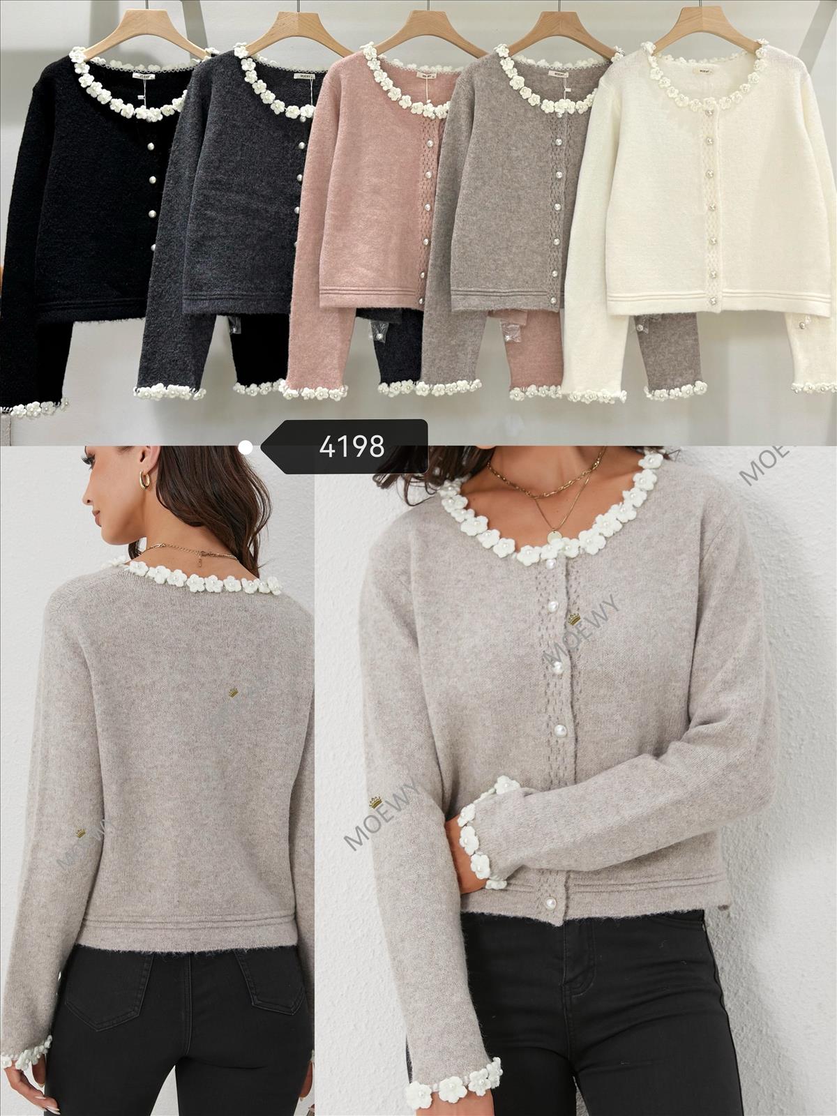 Miss Furs GmbH - MISS FURS Damenmode - Accessoires, Sportswear, Jeans, Tops, Bags | Artikel-Nr. 4198 | Strickjacke | Kategorie: Bekleidung / Pullover / Strickjacke | Angebot: Damenbekleidung, Damen Accessoires, Young Fashion, Sofortprogramme, Orderware | Adresse: Miss Furs GmbH - Breslauer Str. 8 - 41460 Neuss - Tel: 02131-3165333 - info@missfurs.de