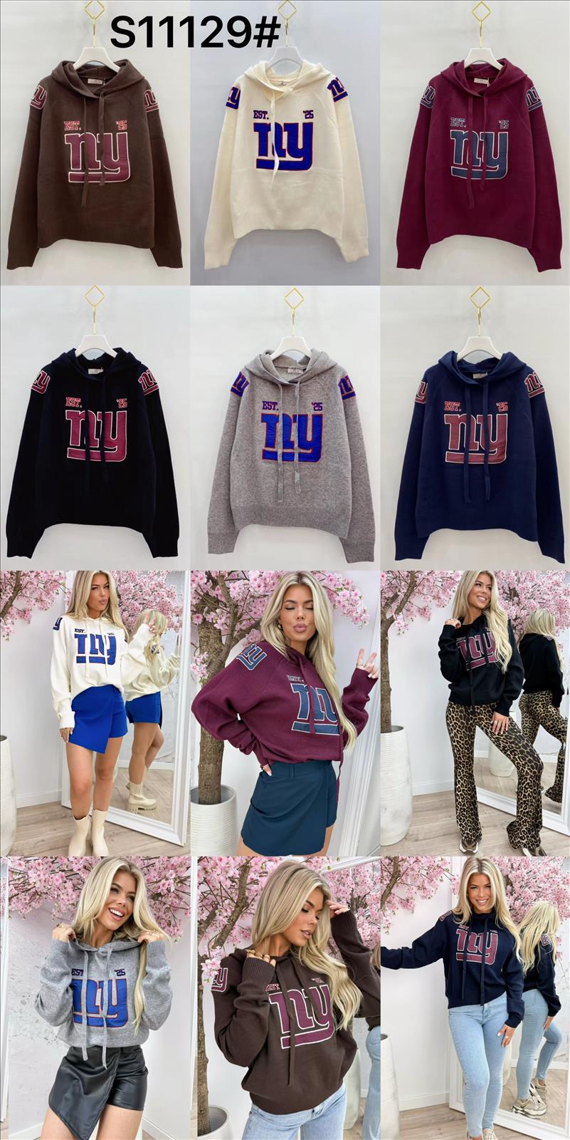 Miss Furs GmbH - MISS FURS Damenmode - Accessoires, Sportswear, Jeans, Tops, Bags | Artikel-Nr. S11129 | Pullover | Kategorie: Bekleidung / Pullover | Angebot: Damenbekleidung, Damen Accessoires, Young Fashion, Sofortprogramme, Orderware | Adresse: Miss Furs GmbH - Breslauer Str. 8 - 41460 Neuss - Tel: 02131-3165333 - info@missfurs.de