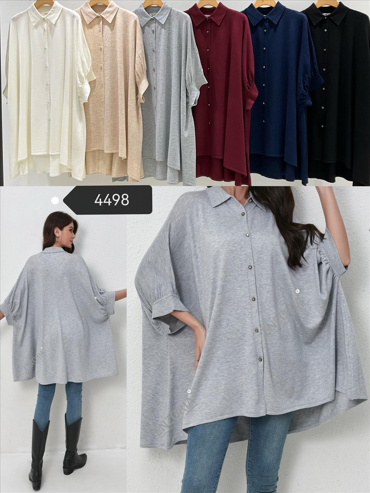 Miss Furs GmbH - MISS FURS Damenmode - Accessoires, Sportswear, Jeans, Tops, Bags | Artikel-Nr. 4498 | Feinstrick Bluse | Kategorie: Bekleidung / Bluse | Angebot: Damenbekleidung, Damen Accessoires, Young Fashion, Sofortprogramme, Orderware | Adresse: Miss Furs GmbH - Breslauer Str. 8 - 41460 Neuss - Tel: 02131-3165333 - info@missfurs.de