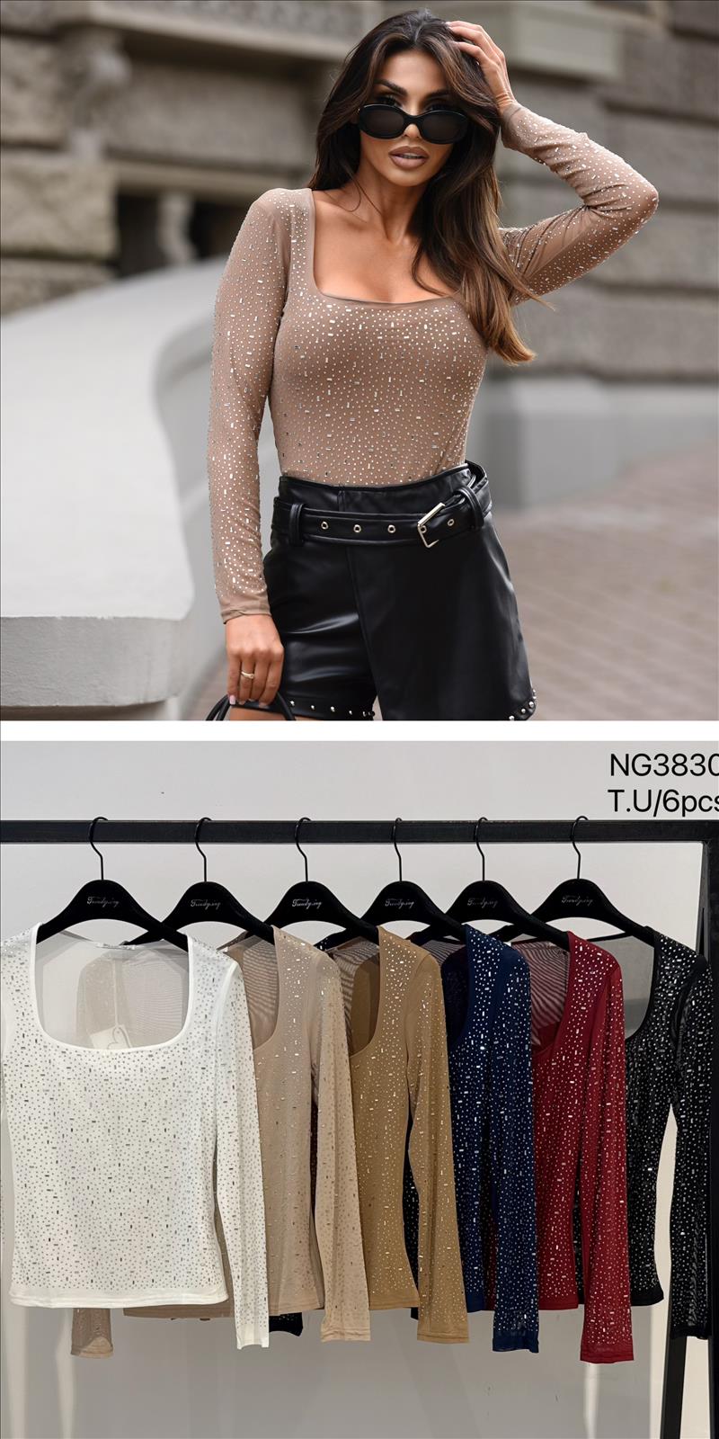 Miss Furs GmbH - MISS FURS Damenmode - Accessoires, Sportswear, Jeans, Tops, Bags | Artikel-Nr. 3830 | Top | Kategorie: Bekleidung / Top | Angebot: Damenbekleidung, Damen Accessoires, Young Fashion, Sofortprogramme, Orderware | Adresse: Miss Furs GmbH - Breslauer Str. 8 - 41460 Neuss - Tel: 02131-3165333 - info@missfurs.de