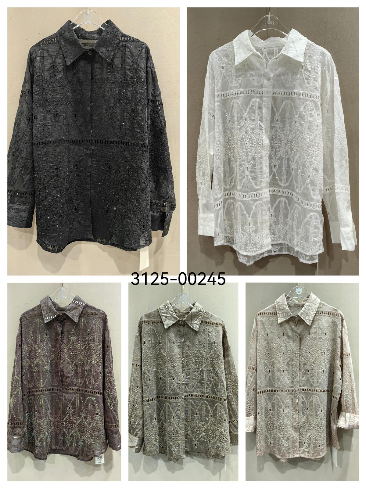Miss Furs GmbH - MISS FURS Damenmode - Accessoires, Sportswear, Jeans, Tops, Bags | Artikel-Nr. 3125 | Bluse | Kategorie: Bekleidung / Bluse | Angebot: Damenbekleidung, Damen Accessoires, Young Fashion, Sofortprogramme, Orderware | Adresse: Miss Furs GmbH - Breslauer Str. 8 - 41460 Neuss - Tel: 02131-3165333 - info@missfurs.de