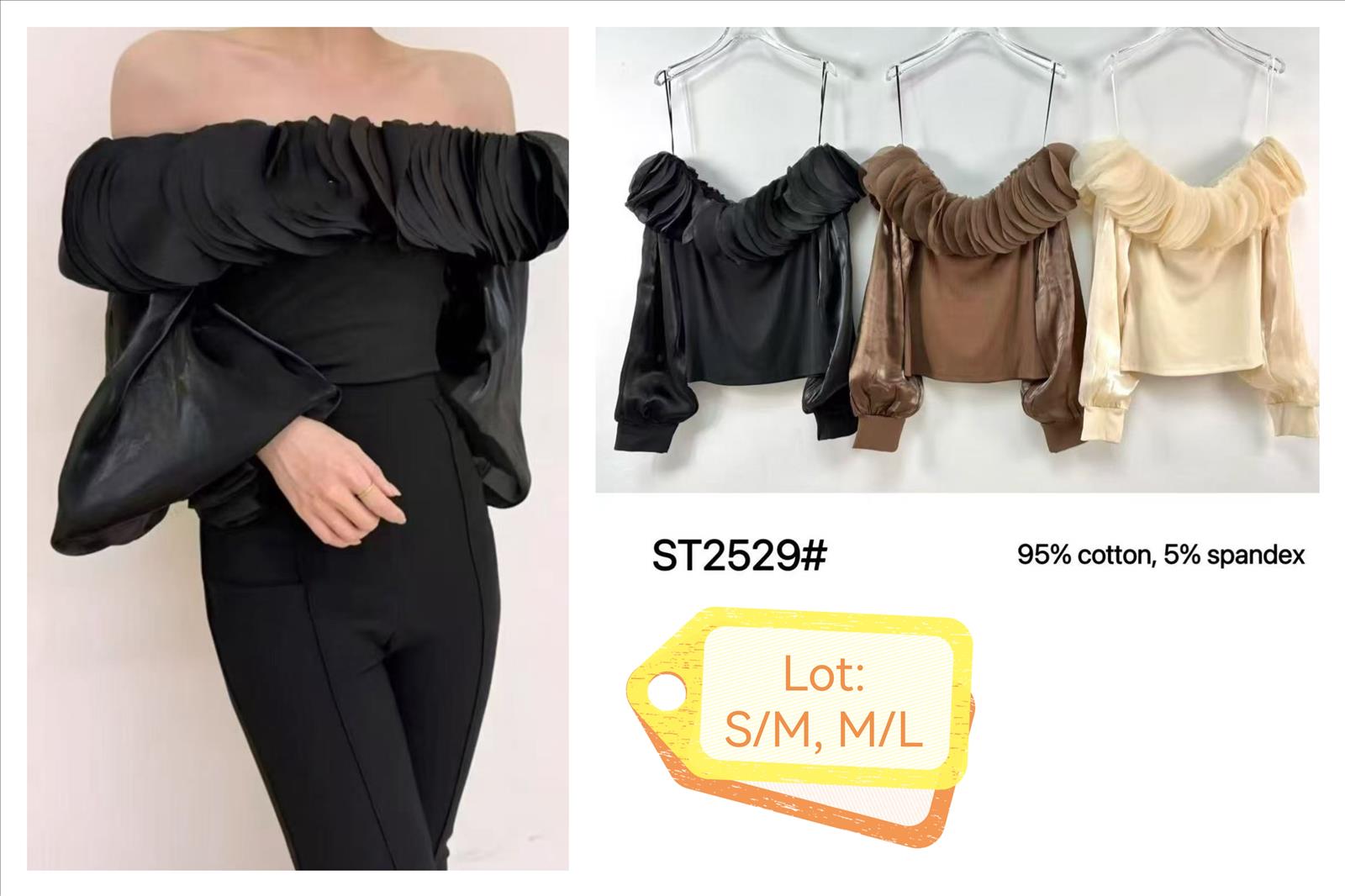 Miss Furs GmbH - MISS FURS Damenmode - Accessoires, Sportswear, Jeans, Tops, Bags | Artikel-Nr. 2529 | Bluse/Top | Kategorie: Bekleidung / Bluse | Angebot: Damenbekleidung, Damen Accessoires, Young Fashion, Sofortprogramme, Orderware | Adresse: Miss Furs GmbH - Breslauer Str. 8 - 41460 Neuss - Tel: 02131-3165333 - info@missfurs.de