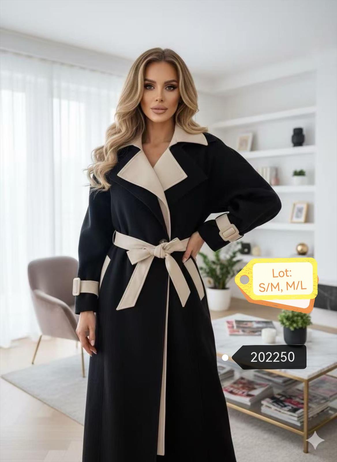 Miss Furs GmbH - MISS FURS Damenmode - Accessoires, Sportswear, Jeans, Tops, Bags | Artikel-Nr. 202250 | Mantel | Kategorie: Bekleidung / Outerwear / Jacke | Angebot: Damenbekleidung, Damen Accessoires, Young Fashion, Sofortprogramme, Orderware | Adresse: Miss Furs GmbH - Breslauer Str. 8 - 41460 Neuss - Tel: 02131-3165333 - info@missfurs.de
