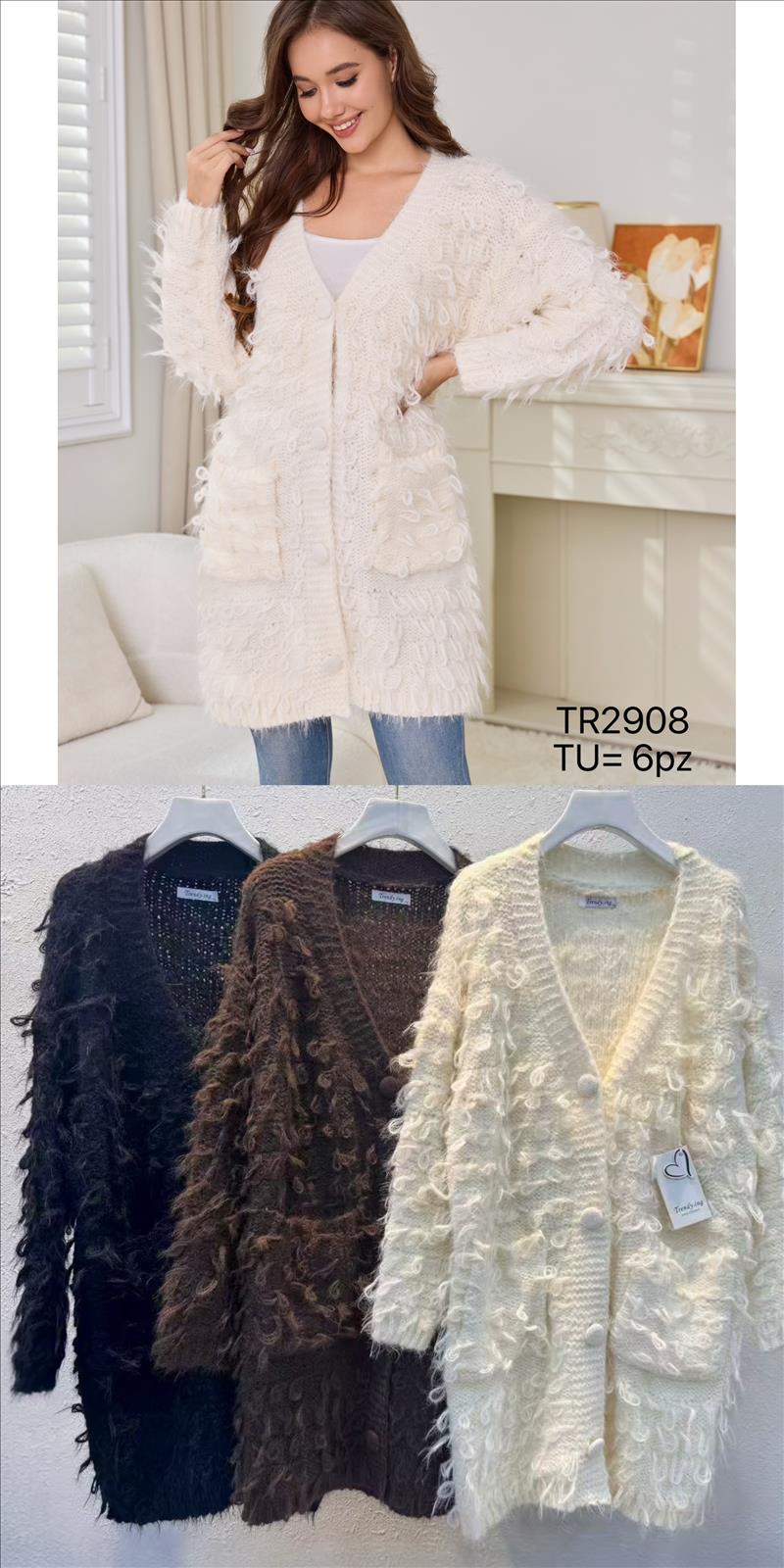 Miss Furs GmbH - MISS FURS Damenmode - Accessoires, Sportswear, Jeans, Tops, Bags | Artikel-Nr. 2908 | Pullover/Strickjacke | Kategorie: Bekleidung / Pullover / Strickjacke | Angebot: Damenbekleidung, Damen Accessoires, Young Fashion, Sofortprogramme, Orderware | Adresse: Miss Furs GmbH - Breslauer Str. 8 - 41460 Neuss - Tel: 02131-3165333 - info@missfurs.de