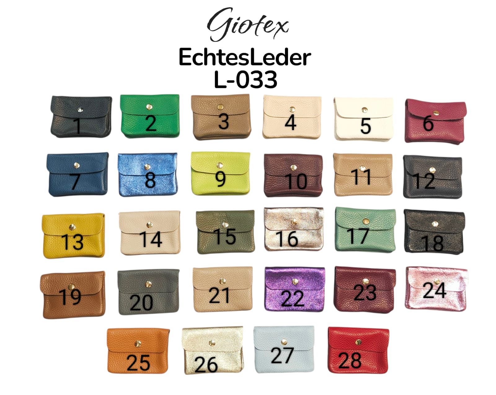 GIO TEX GMBH - Accessoires - Neuss | Artikel-Nr. L033 | Echtes Leder Portemonnaie | Kategorie: Portemonnaie | Angebot: Damen Accessoires | Adresse: GIO TEX GMBH - Breslauerstraße 8 - 41460 Neuss - Tel: 021313658438 - giotexgmbh@yahoo.com