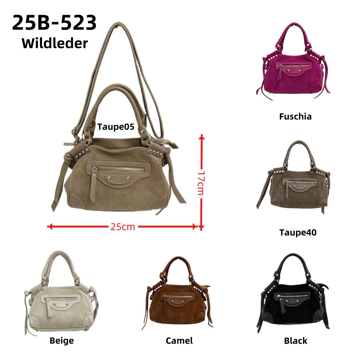 Hier geht's zum Shop von: gloria fashion gmbh - Großhandel Taschen, Echtleder, Kunstleder - Dreieich | Artikel-Nr. 25B-523 | Ledertasche Mode | Kategorie: Ledertasche Mode | Adresse: gloria fashion gmbh - Raum E07 - im gefierth 6 - 63303 dreieich - Tel: 00491721988886 - gloriafashiongmbh@hotmail.com | Angebot: Damenbekleidung, Damen Accessoires, Schuhe, Young Fashion, Leather Wear