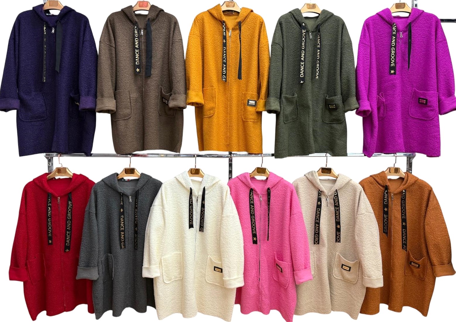 LaCasa GmbH - Großhandel Damenmode - Übergrößen DOB AA70-AA90, Übergrößen Hosen bis 58, Italia Mode | Artikel-Nr. 5375-2 | Übergroße-Jacke | 100% Polyester | Angebot: Damenbekleidung, Herrenbekleidung, Große Größen, Young Fashion, Leather Wear, Sofortprogramme, Orderware | Adresse: La Casa GmbH - Gelsenkirchener Str. 122 - 44649 Herne - Tel: 02131-3837077 - lacasapic@gmail.com