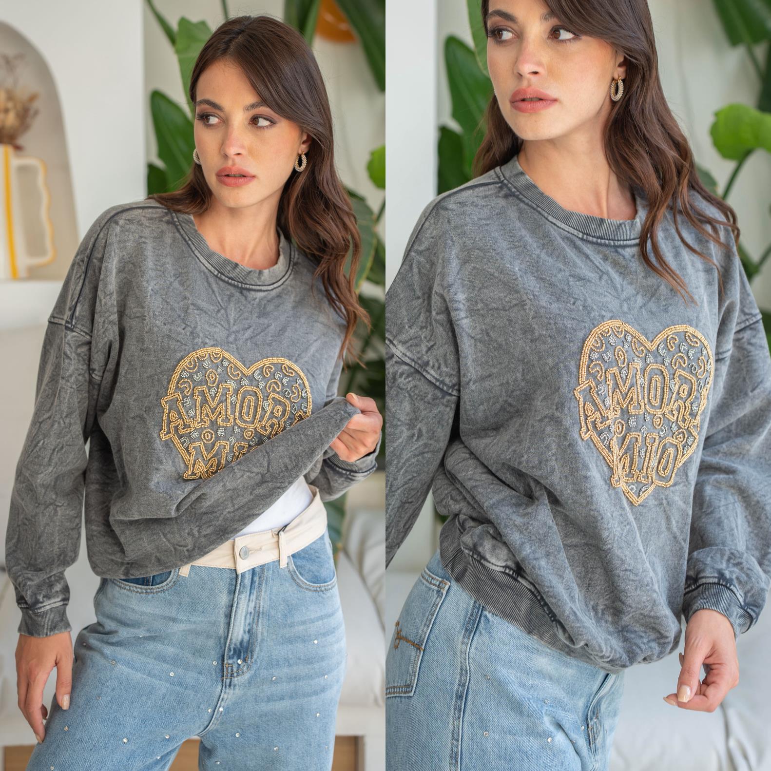 Ala Mode Fashion-DOB;Accessoires;Leather Wear; Young Fashion - Neuss | Artikel-Nr. MORIO SWEAT | 100% Cotton | Kategorie: Sweatshirt | Angebot: Sofortprogramme, Orderware | Adresse: Ala Mode Fashion - Breslauerstr. 8 Raum 113 - 41460 neuss - Tel: 021312091616 - ala-mode@web.de