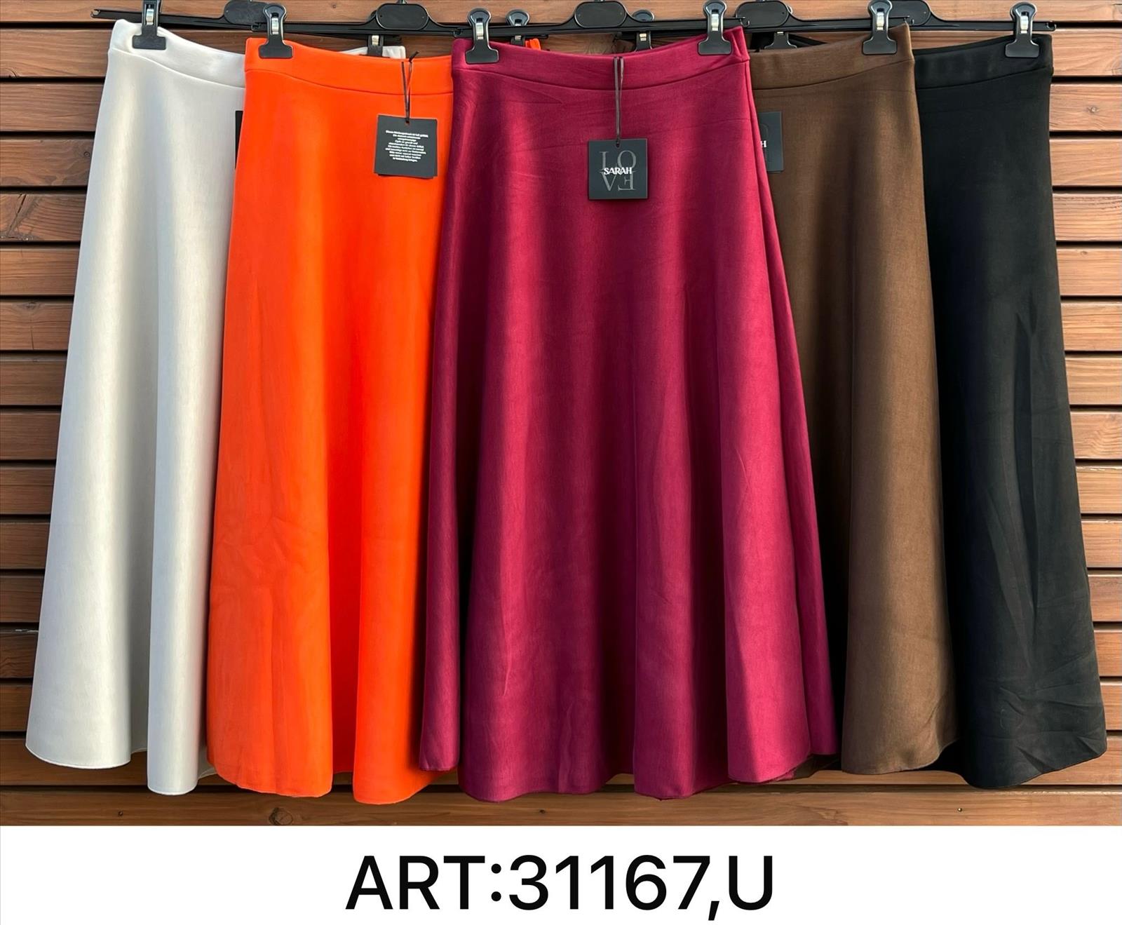 Sarah GmbH - DOB aus Italien | Rock | Artikel-Nr. 727 | Angebot: Damenbekleidung, Damen Accessoires, Große Größen, Young Fashion, Sofortprogramme, Orderware | Adresse: Sarah GmbH - Otto-Hahn-Straße 1 - 63303 Dreieich - Tel: 061039603444 - sarah-aktuell@t-online.de