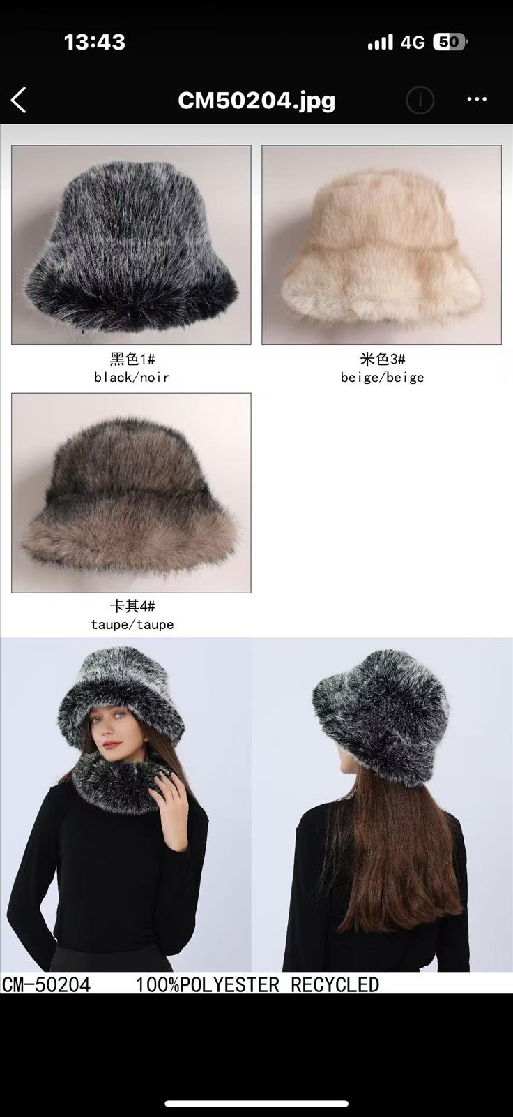 Hier geht's zum Shop von: 8star Mode GmbH - DOB; Young Fashion - Neuss | Mütze | Artikel-Nr. CM-50204 | Fell Mütze | 1 Stück Kunst Fell Das Material besteht aus 100% Polyester Recycled | Adresse: 8star Mode GmbH - Anton Kux Str. 2 - 41460 Neuss - Tel: 01795189105 - honglinxi9426@yahoo.de | Angebot: Sofortprogramme, Orderware