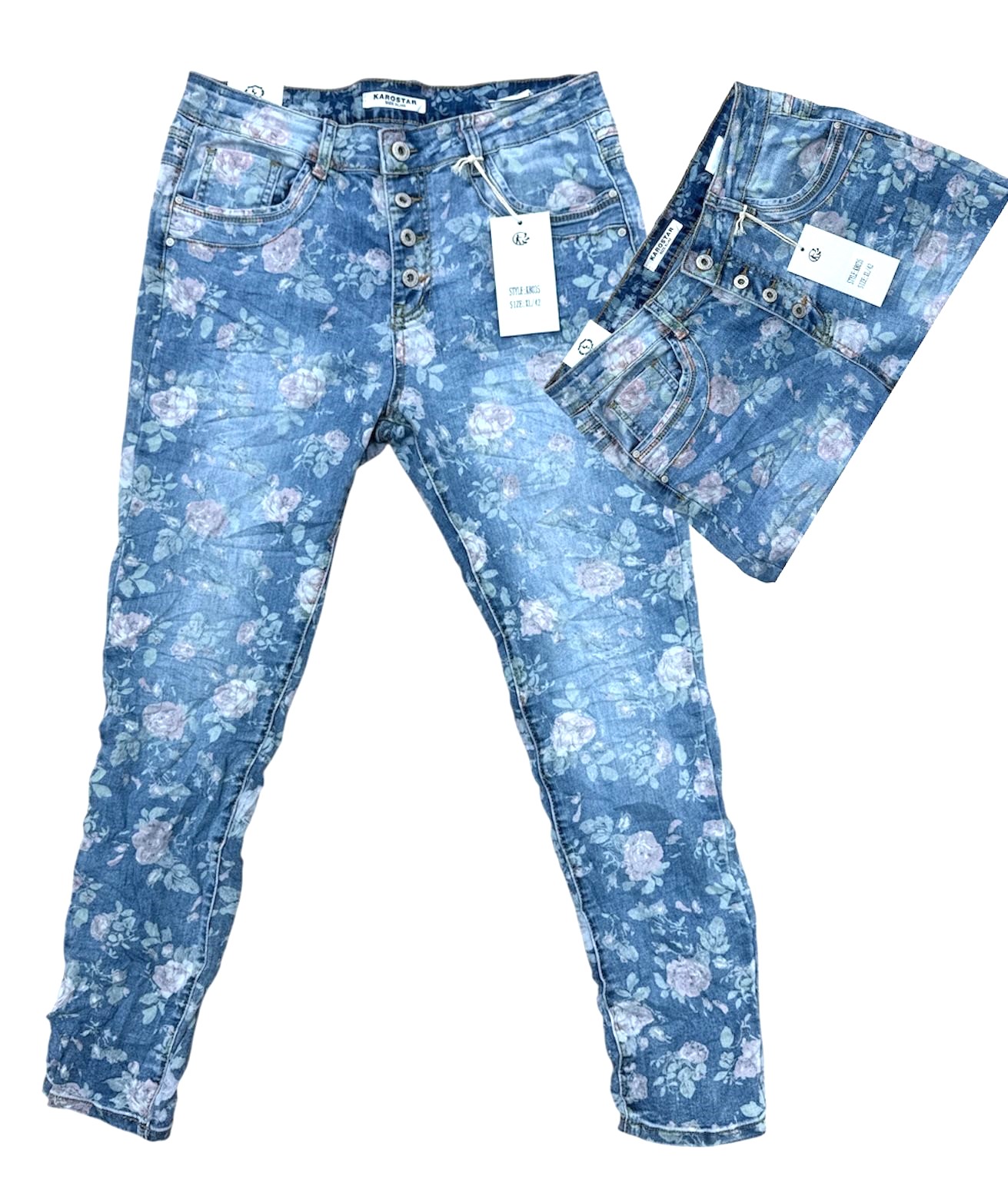 LaCasa GmbH - Großhandel Damenmode - Übergrößen DOB AA70-AA90, Übergrößen Hosen bis 58, Italia Mode | Artikel-Nr. K8035 | Karostar Hose | 80% cotton 17% polyester 3% Elastan | Angebot: Damenbekleidung, Herrenbekleidung, Große Größen, Young Fashion, Leather Wear, Sofortprogramme, Orderware | Adresse: La Casa GmbH - Gelsenkirchener Str. 122 - 44649 Herne - Tel: 02131-3837077 - lacasapic@gmail.com