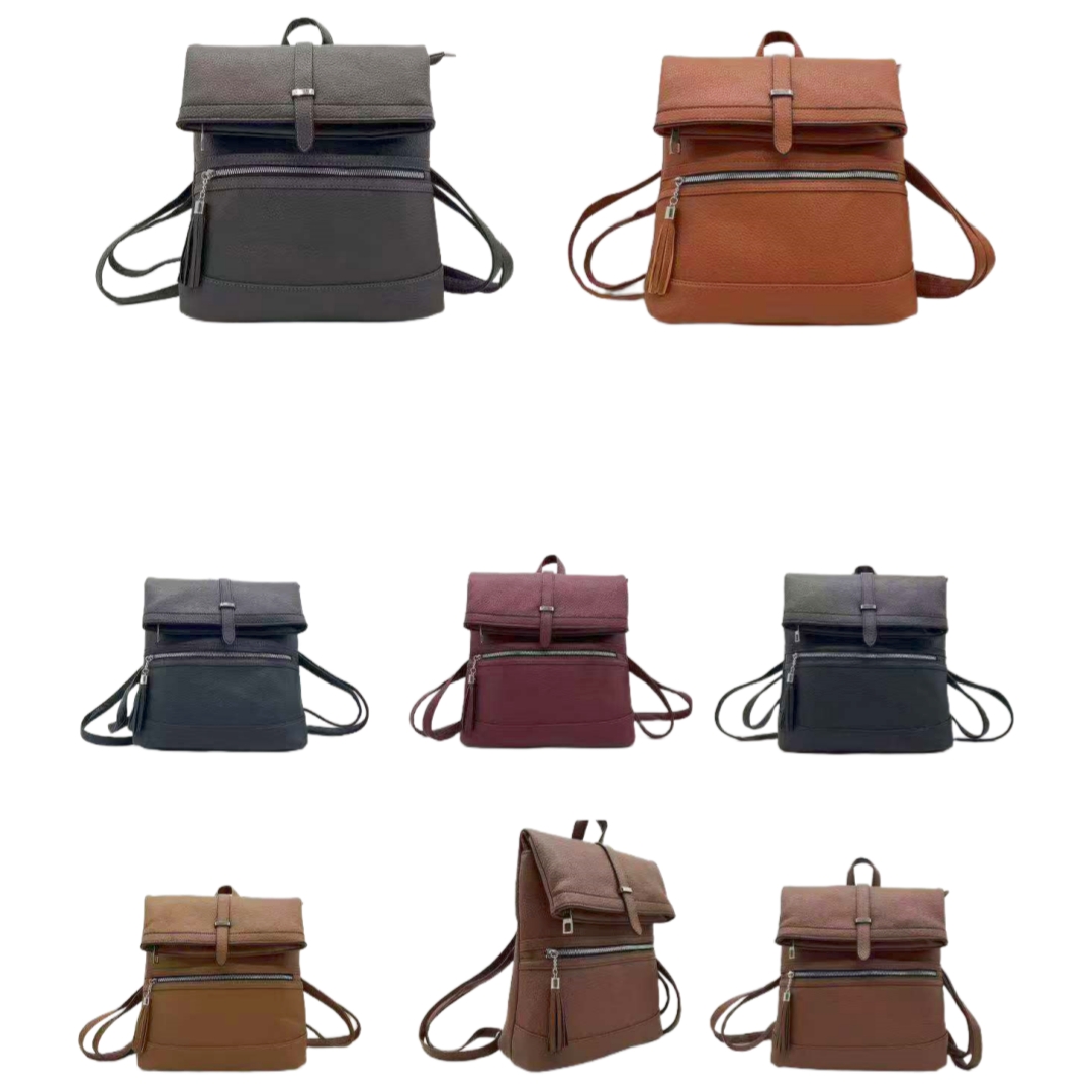 Skyflame GmbH - Damen u. Herrenaccessoires, Taschen, Lederwaren | Artikel-Nr. 2023 | Rucksack | -Artikelnummer 2023 -ca. 29 x 30x 11 cm -100% PU -mit Reißverschluss -Innen: 1x RV Rückfach -Vorne: 1x RV Fach -Beim Überschlag 1x RV Fach -Verstellbarer Gurt | Kategorie: Rucksäcke | Angebot: Damen Accessoires, Herren Accessoires, Beach Wear, Große Größen, Kinder & Teens, Young Fashion, Landhausmode, Leather Wear, Sofortprogramme, Orderware | Adresse: Skyflame GmbH - Anton-Kux-Str.2 - 41460 Neuss - Tel: 021313168808 - info.skyflame@gmail.com