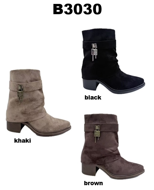 Arya Shoes - Schuhgroßhandel | Artikel-Nr. B3030 | Stiefeletten | Angebot: Damenbekleidung, Damen Accessoires, Schuhe, Sofortprogramme | Adresse: Arya Shoes - Yangjie Bao - Otto-Hahn-Str. 31-33c - 63303 Dreieich - Tel: 015205908633 - aryashoesdreieich@gmail.com