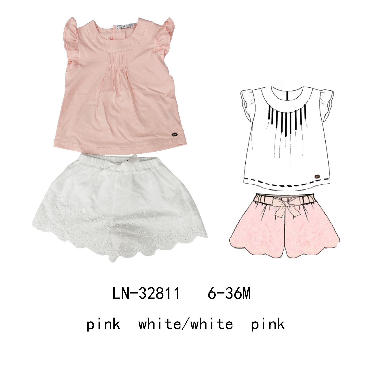 KIDS WORLD Handels GmbH (Kindermode und Kinderschuhe) | Artikel-Nr. 32811 | Size:6-36 Monate | Kategorie: Bekleidung bis 3 Jahr / Summer Sets | Angebot: Schuhe, Baby-Bekleidung, Kinder & Teens, Young Fashion, Sofortprogramme | Adresse: KIDS WORLD Handels GmbH - Im Gefierth 6 - 63303 Dreieich - Tel: 061038028066 - kidsworldgmbh@gmail.com