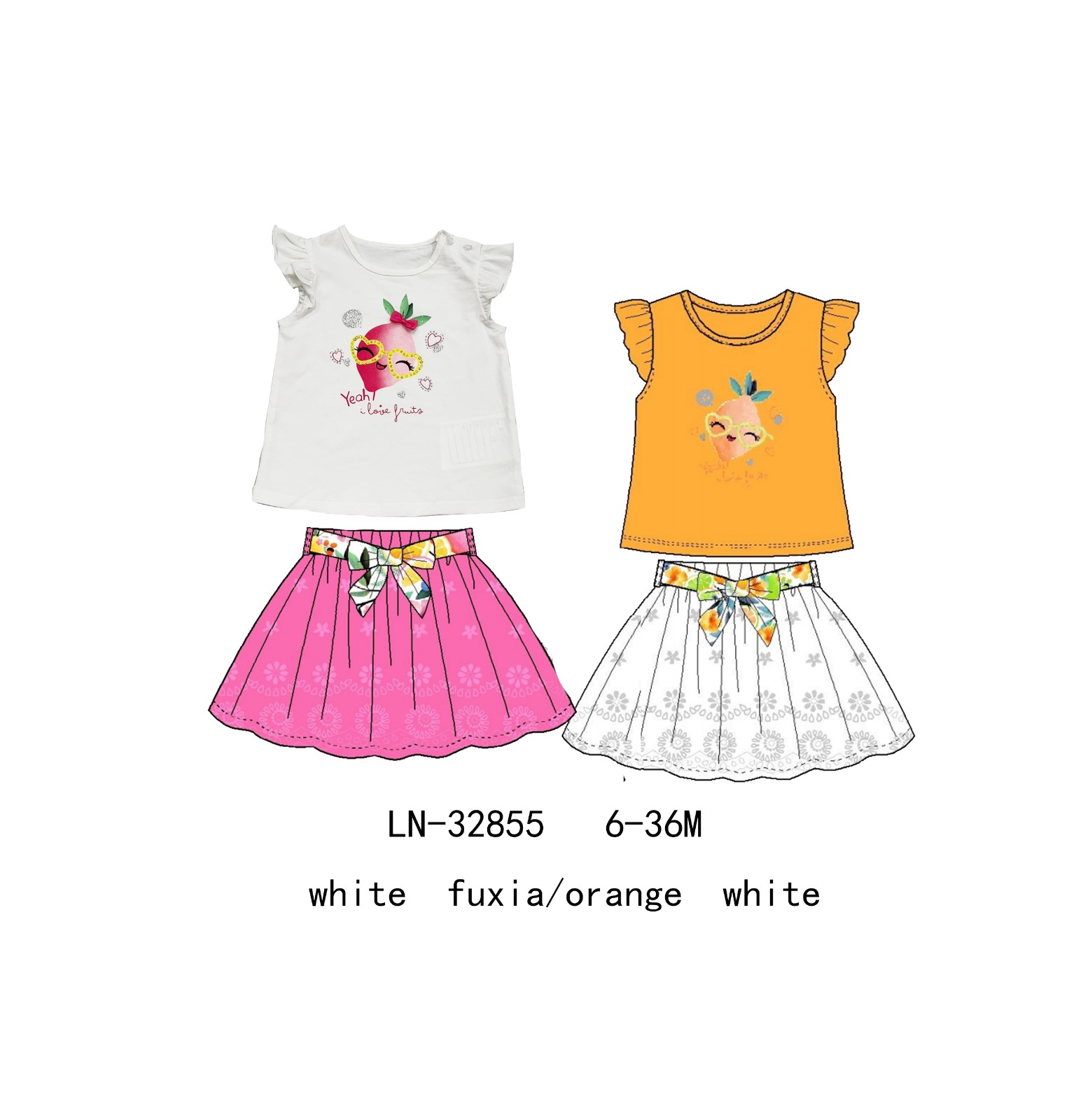 KIDS WORLD Handels GmbH (Kindermode und Kinderschuhe) | Artikel-Nr. 32855 | Size:6-36 Monate | Kategorie: Bekleidung bis 3 Jahr / Summer Sets | Angebot: Schuhe, Baby-Bekleidung, Kinder & Teens, Young Fashion, Sofortprogramme | Adresse: KIDS WORLD Handels GmbH - Im Gefierth 6 - 63303 Dreieich - Tel: 061038028066 - kidsworldgmbh@gmail.com