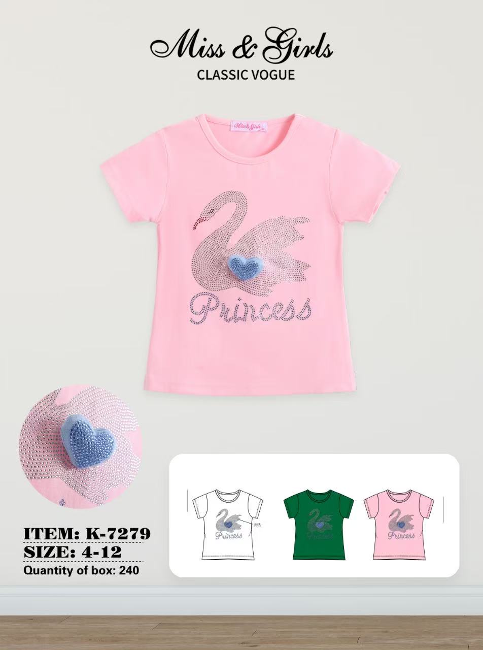 KIDS WORLD Handels GmbH (Kindermode und Kinderschuhe) | Artikel-Nr. 7279 | T-Shirt,Size:4-12 Jahr | Kategorie: Mädchen Mode / T-Shirt | Angebot: Schuhe, Baby-Bekleidung, Kinder & Teens, Young Fashion, Sofortprogramme | Adresse: KIDS WORLD Handels GmbH - Im Gefierth 6 - 63303 Dreieich - Tel: 061038028066 - kidsworldgmbh@gmail.com