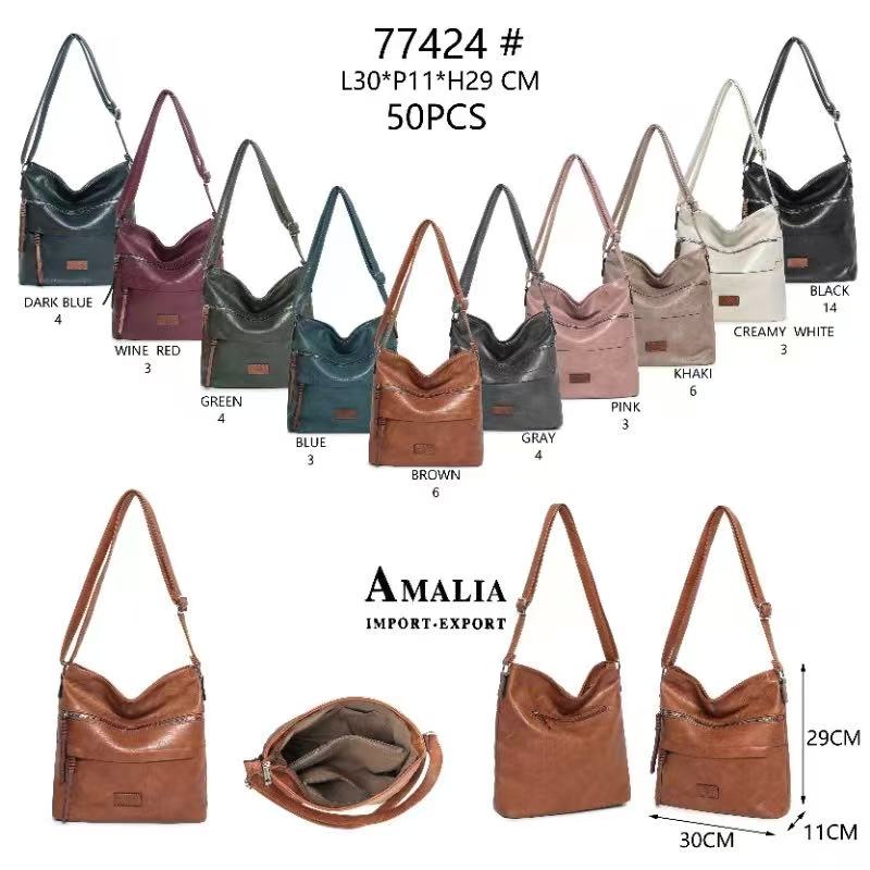 Hier geht's zum Shop von: JACKY & JUSTIN GMBH - Damenaccessoires, Lederwaren | Artikel-Nr. 77424 | Umhängetasche | Adresse: JACKY & JUSTIN GMBH - ANTON-KUX-STR.2 RAUM A247 - 41460 NEUSS - Tel: 021313865173 - JAJUZH@GMAIL.COM | Angebot: Damen Accessoires, Young Fashion, Leather Wear, Sofortprogramme