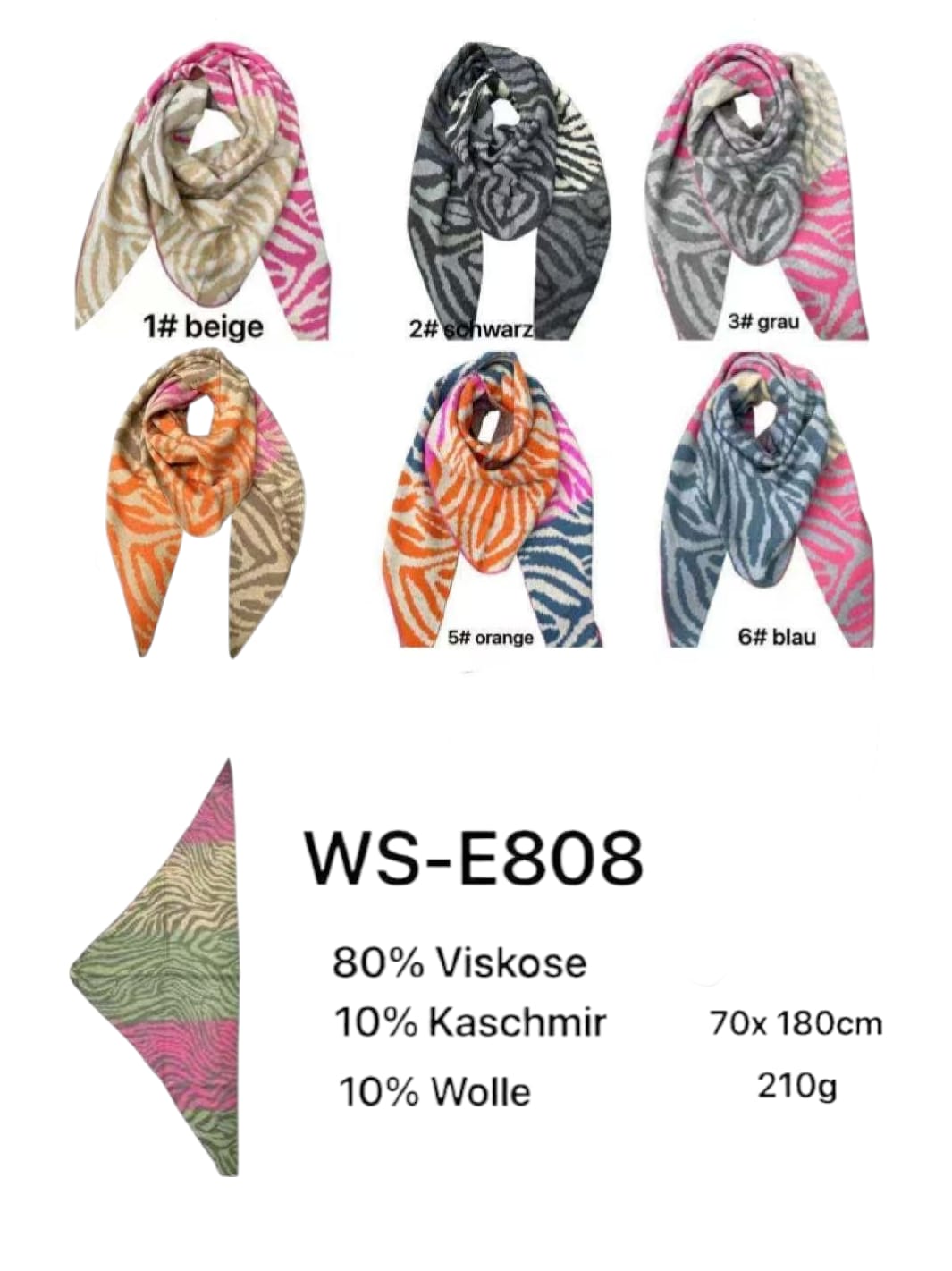 GIO TEX GMBH - Accessoires - Neuss | Artikel-Nr. 808 | Schal | Kategorie: Schal | Angebot: Damen Accessoires | Adresse: GIO TEX GMBH - Breslauerstraße 8 - 41460 Neuss - Tel: 021313658438 - giotexgmbh@yahoo.com