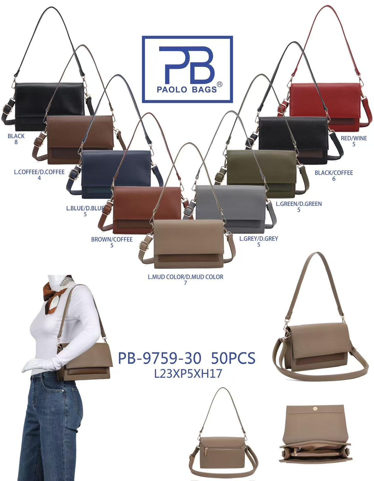 GIO TEX GMBH - Accessoires - Neuss | Artikel-Nr. 9759 | Shoulder Bag | Kategorie: Taschen / Shoulder Bag | Angebot: Damen Accessoires | Adresse: GIO TEX GMBH - Breslauerstraße 8 - 41460 Neuss - Tel: 021313658438 - giotexgmbh@yahoo.com