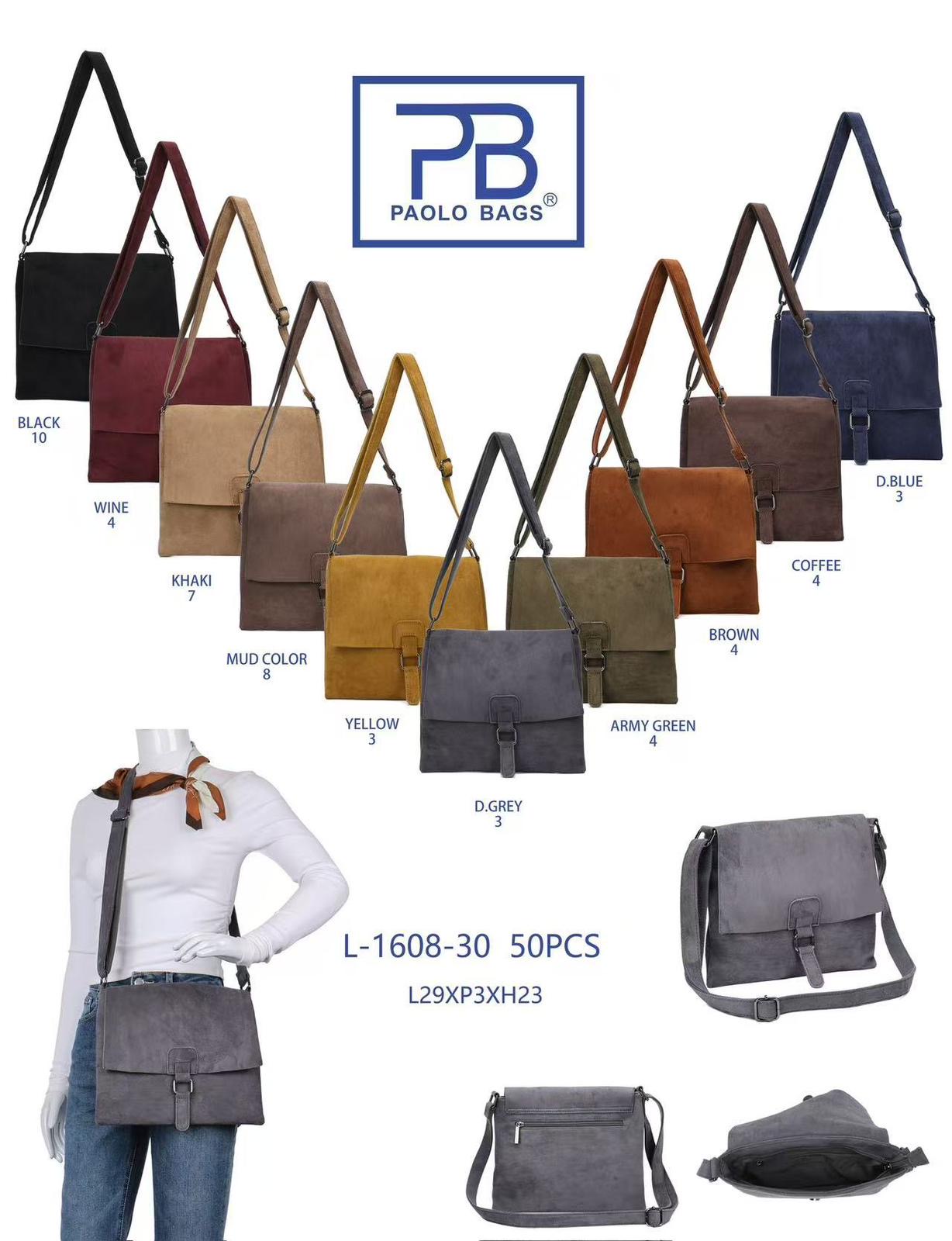 GIO TEX GMBH - Accessoires - Neuss | Artikel-Nr. 1608 | Shoulder Bag aus Wildleder Imitat | Kategorie: Taschen / Shoulder Bag | Angebot: Damen Accessoires | Adresse: GIO TEX GMBH - Breslauerstraße 8 - 41460 Neuss - Tel: 021313658438 - giotexgmbh@yahoo.com