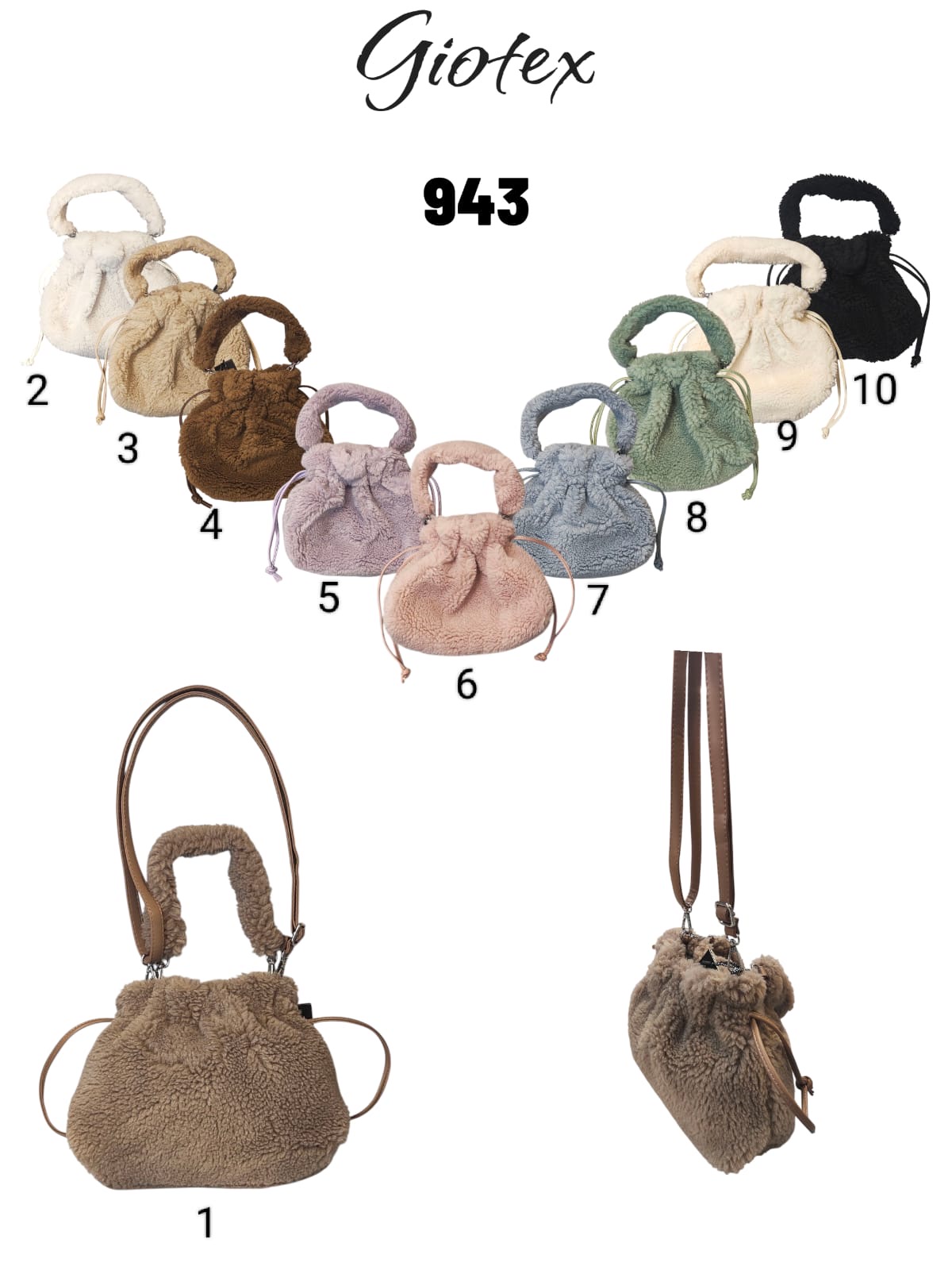 GIO TEX GMBH - Accessoires - Neuss | Artikel-Nr. 943 | Teddy Shoulder Bag | Kategorie: Taschen / Teddy | Angebot: Damen Accessoires | Adresse: GIO TEX GMBH - Breslauerstraße 8 - 41460 Neuss - Tel: 021313658438 - giotexgmbh@yahoo.com