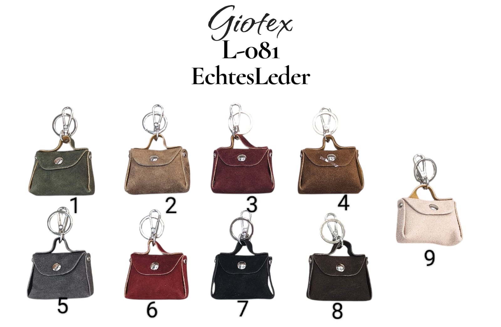 GIO TEX GMBH - Accessoires - Neuss | Artikel-Nr. L081 | Wildleder Anhänger | Kategorie: Anhänger | Angebot: Damen Accessoires | Adresse: GIO TEX GMBH - Breslauerstraße 8 - 41460 Neuss - Tel: 021313658438 - giotexgmbh@yahoo.com