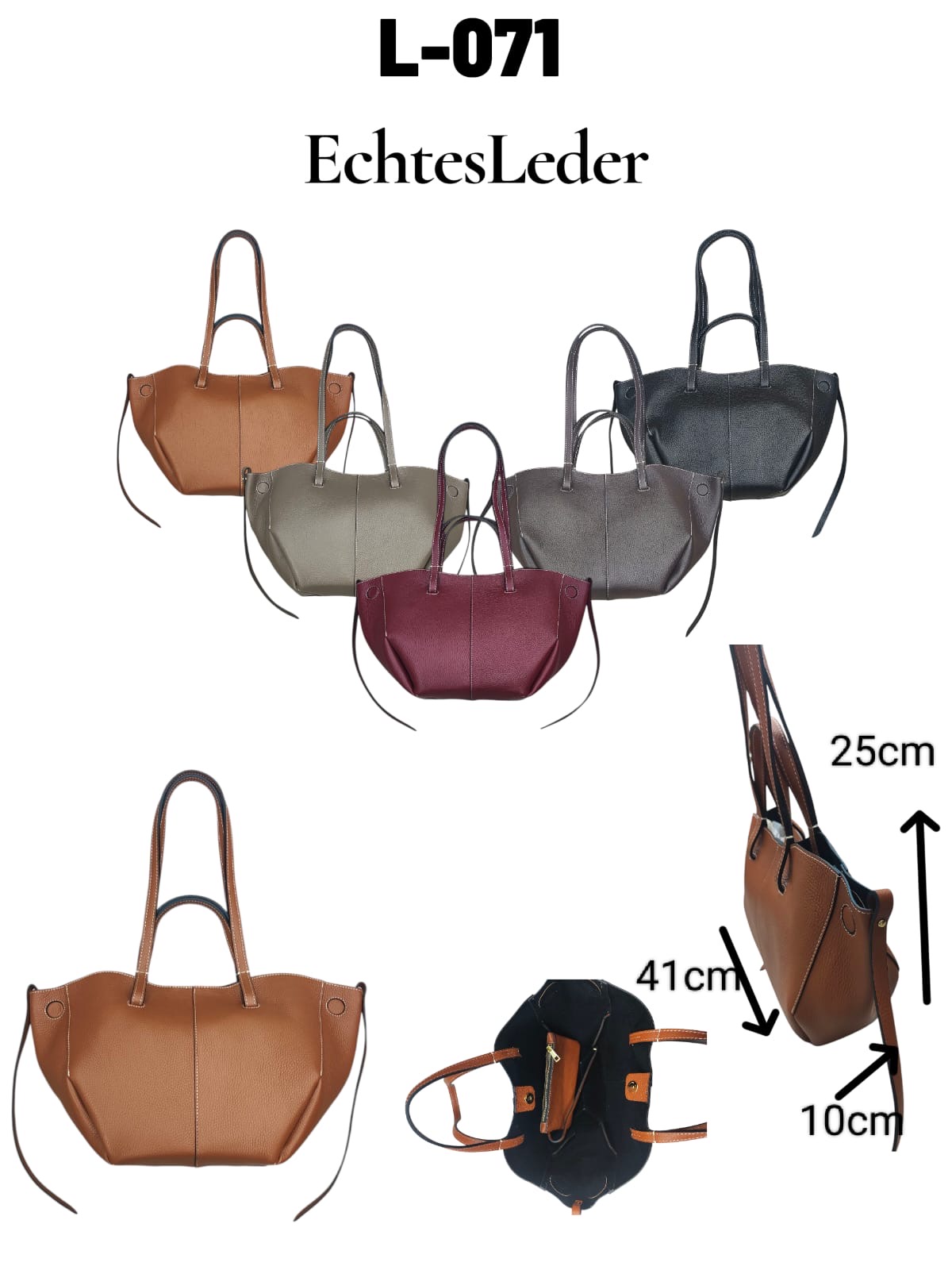 GIO TEX GMBH - Accessoires - Neuss | Artikel-Nr. L071 | Leder Tragetasche | Kategorie: Taschen / Leder | Angebot: Damen Accessoires | Adresse: GIO TEX GMBH - Breslauerstraße 8 - 41460 Neuss - Tel: 021313658438 - giotexgmbh@yahoo.com