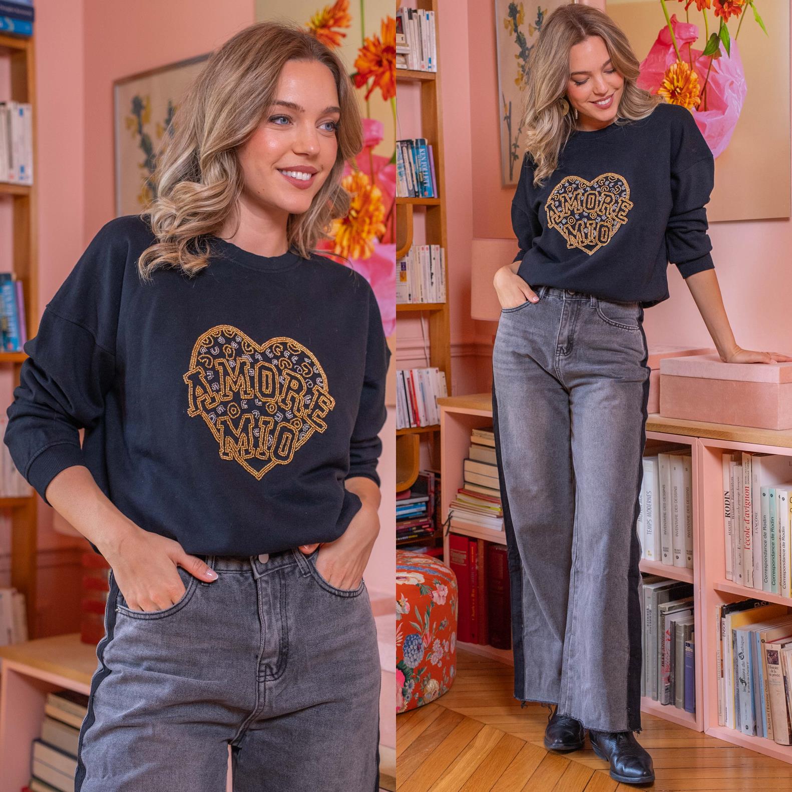 Ala Mode Fashion-DOB;Accessoires;Leather Wear; Young Fashion - Neuss | Artikel-Nr. MORIO SWEAT | 100% Cotton | Kategorie: Sweatshirt | Angebot: Sofortprogramme, Orderware | Adresse: Ala Mode Fashion - Breslauerstr. 8 Raum 113 - 41460 neuss - Tel: 021312091616 - ala-mode@web.de